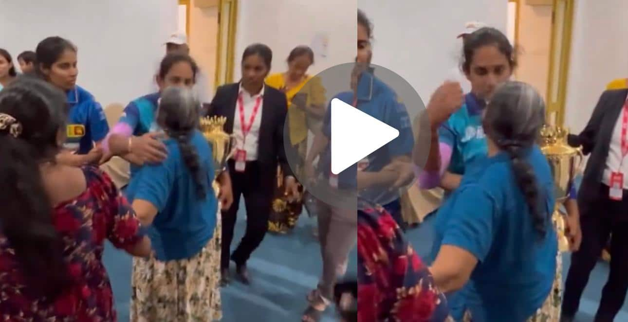 [Watch] Emotional Chamari Athapaththu Hugs Ailing Mother After SL's Asia Cup Win